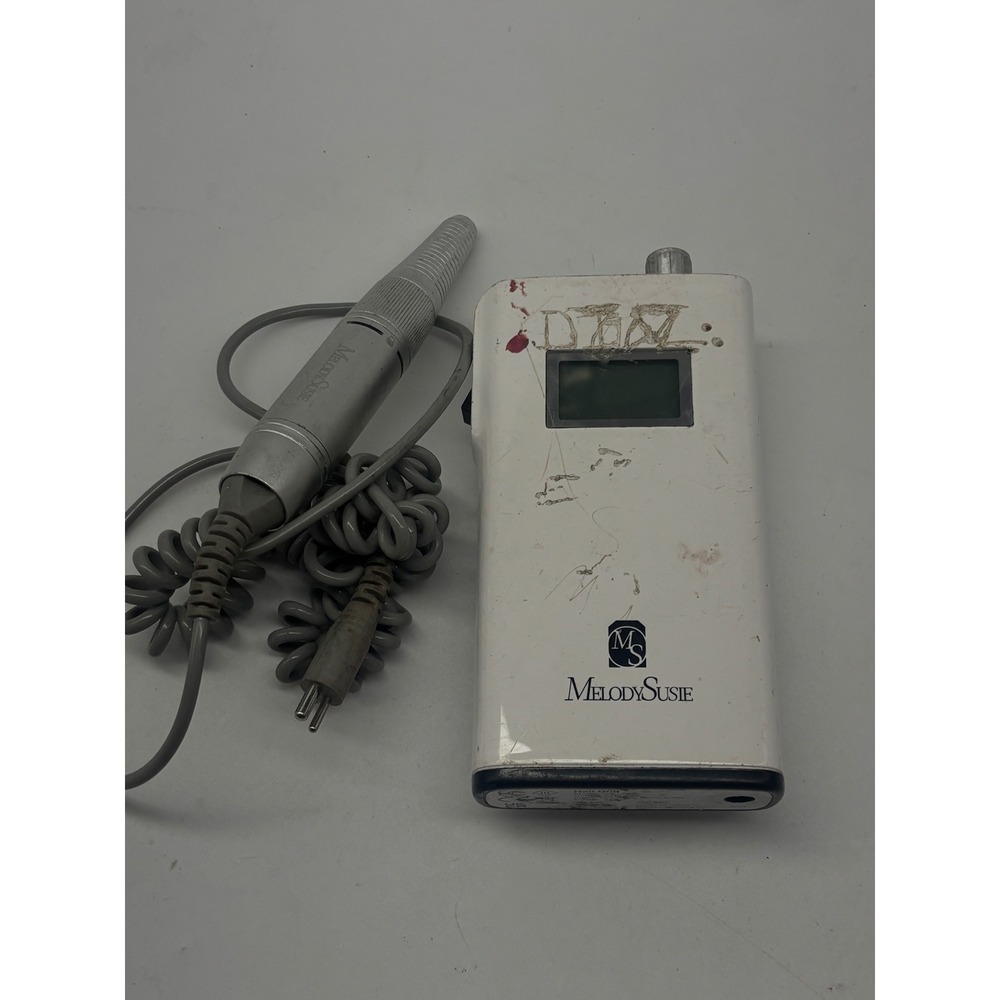 MelodySusie DR-2036 Portable Electric Nail Drill White Professional E-File 24W